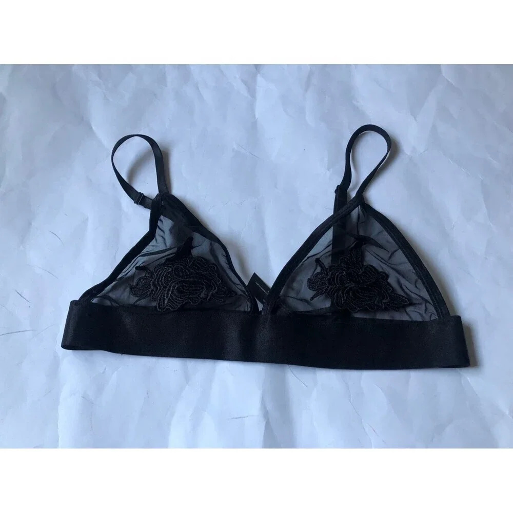 OUT FROM UNDER Mesh Bralette black L